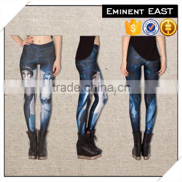 360 degree seamless digital printed polyester lady tight