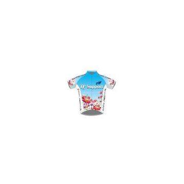 Ladies short sleeve cycling jersey cycling clothing digital printing