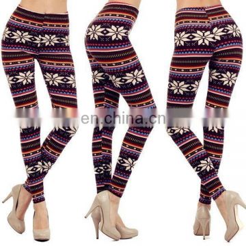 2017 Custom made top quality women sports leggings Polyester and Lycra sublimation leisure leggings