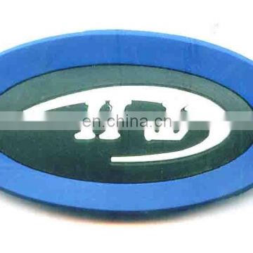 new fashion designed embossed garment rubber silicone patch