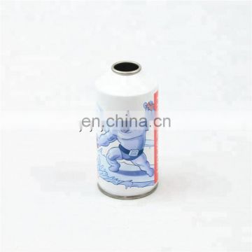 R134a empty aerosol tin refrigerate gas can with paint