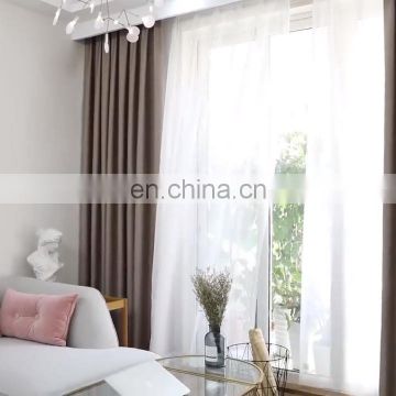 High Shading Best Price Classic Luxury Blackout Polyester Nordic Velvet Curtain For Living Room Bedroom Hotels Decor