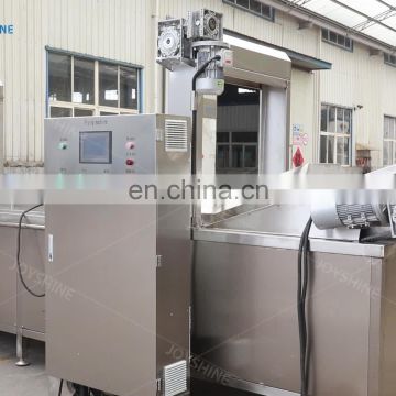 500kg one hour meatball frying machine gas fries machine automatic frying machine