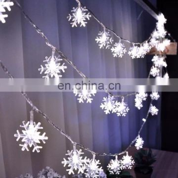 3M 20LEDs 3AA Battery Snowflake Led String Fairy Light Xmas Party Home Wedding Garden Garland Decoration for Christmas Tree
