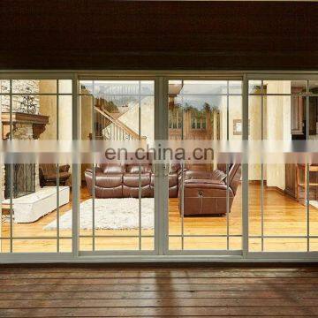 Practical Interior Frosted Glass Insert Wooden Sliding Door