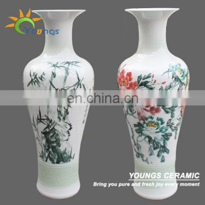 Hand Painted Porcelain Chinese Large Outdoor Vases Also For Home