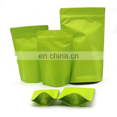 Multicolor Matte Finish Small Mini Flat Aluminum Foil Resealable Zipper Smell Proof Sample Mylar Packaging Pouches Bags