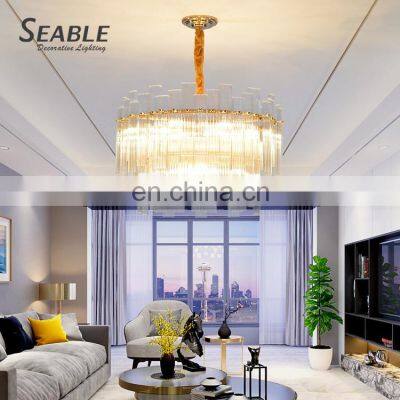 Modern Style Indoor Decoration For Hotel Villa Showroom Large Luxury Ceiling Chandelier