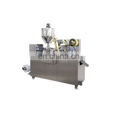 DPB-80 Automatic Mini type Honey Butter Jam chocolate oil Liquid Blister Packing Machines with machine production