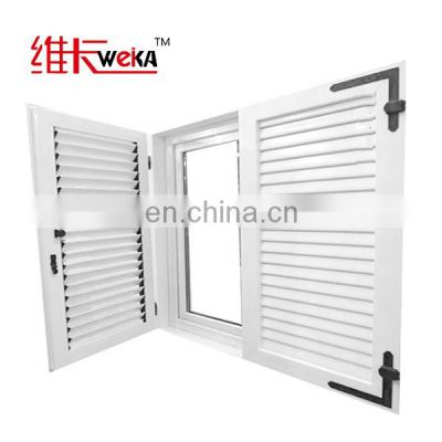 Customized made wooden and pvc plantation shutter for window shutter vent window pvc