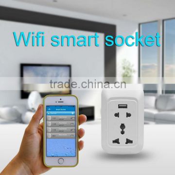 Wireless wifi intelligent high quality e26 e27 lamp socket