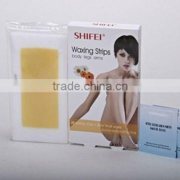 SHIFEI desposable ready to use depilatory/hair removal Wax Strip