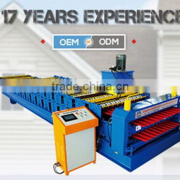 Newly design classical double roof forming machine