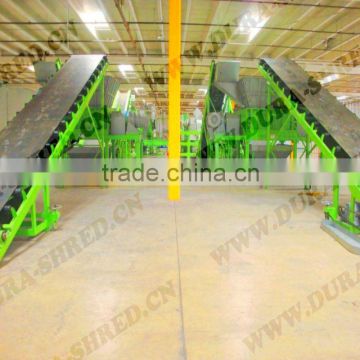 Automatic waste scrap tire recycling machine supplier