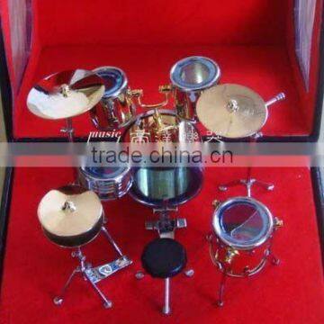 1/6 size gold plated music instrument shaped music art of drum