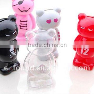 2011 Hot Selling Plastic Coin Banks