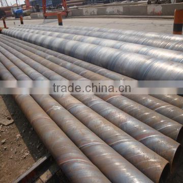 x52 spiral welded steel pipe line