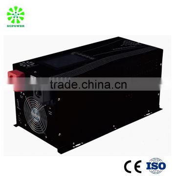 CE approved DC 96V to AC 220V/230V 8000W pure sine wave power inverter with big LCD display