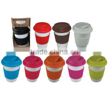 bpa free and reusable Silicone coffee cup sleeves