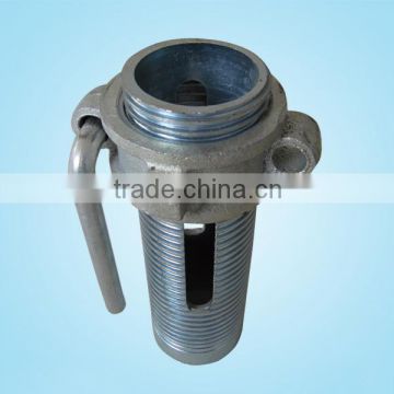 scaffolding prop parts outer threaded prop sleeve length 300mm
