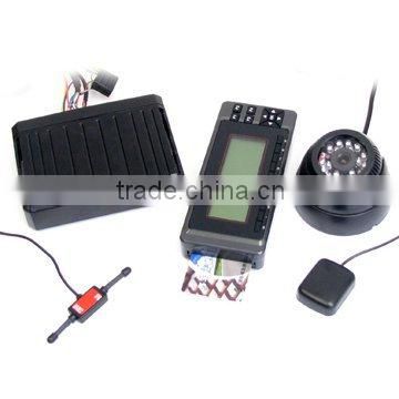 gps tracking for cars gps tracker driving data recorder connect dispatch LCD and camera CW-701B