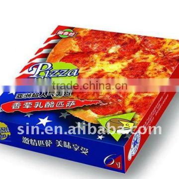 Colorful Printable Pizza Box