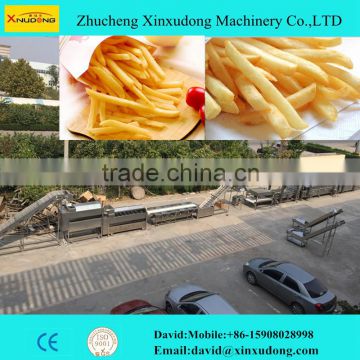 industrial factory machine for frozen french fries