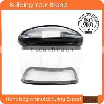 Travel clear private label wholesale pvc cosmetic bags