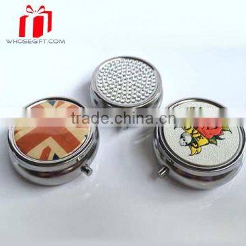 Round Pill Box Of City Souvenir Gift