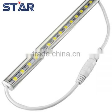 Aluminum led SMD5050 led strip rigid bar light with transparent cover