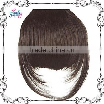 Natural Black Straight Hairpiece Bangs for Female