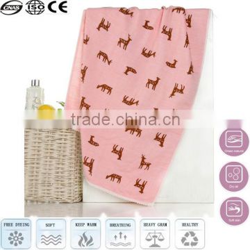 pink printed towel, wholesale turkish towel