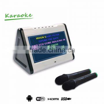 China factory touch screen jukebox, 10.1 inch professional karaoke player