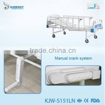 Single crank flat children free hospital beds for rent