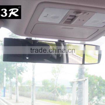 Panoramic wide angle car rearview mirror