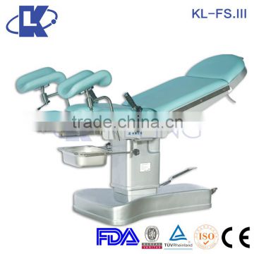 FS.III Manual Pelvic Exam Chair Electric obstetric table of gynaecology Obstetric Operation Table