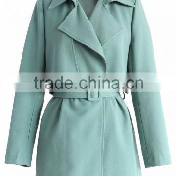 The Best Of Timeless Elegent Thin Trench Coat in Teal