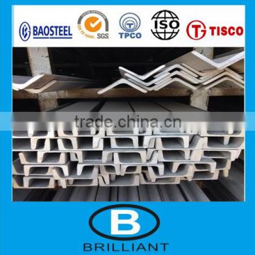 ASTM A 276 316 hot rolled stainless steel angle suppliers