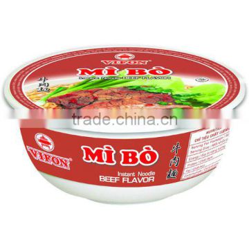 Beef Flavor Instant Noodle In Bowl FMCG products