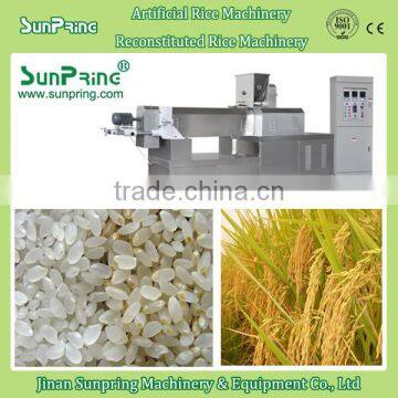 Hot Sale Twin Screw Sunpring Artificial RIce Machine, Instant Rice Reconsititued Rice Production Line