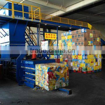 Automatic horizontal balers for waste paper press machine
