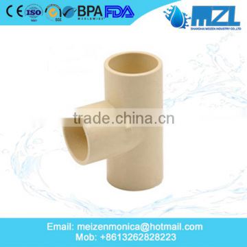 MZL POPULAR 1/2"-4" inch cpvc pipe fittings for water supply China factory