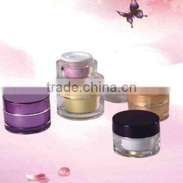 15g food grade Bpa free acrylic cosmetic storage containers/containers for cosmetics/cosmetic cream containers/jars/bottles