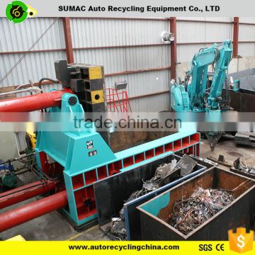CE approved scrap car baling machinery