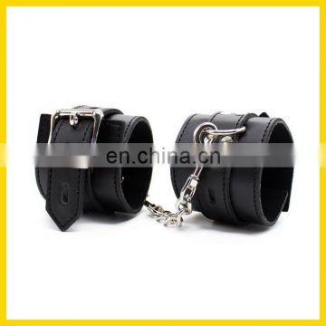 faux leather wrist & ankle cuffs restraints for erotic goods