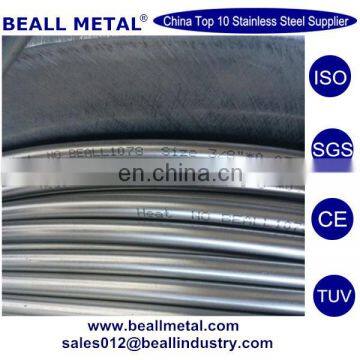 ASTM A213 tp 304/316 /321 /310 stainless steel tubing coils