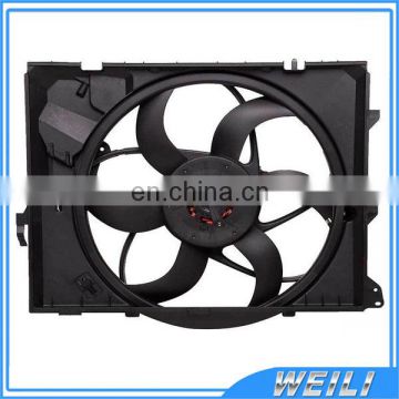 Electric Cooling Fan/ Radiator Fan Assembly 17427563259 17427523258 for BMWE81 E87 E87LCI E88 E82 E90 E90LCI E91 E92 E84, 300W