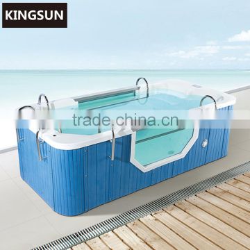 Square Freestanding Large Outdoor Hot Spa Whirlpool Portable Bathtub