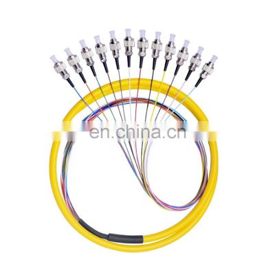 12 core bundle fiber optic patch cord 12cores optic fiber patch cord