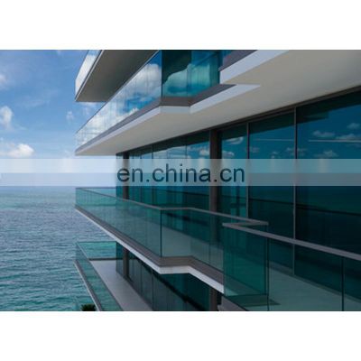 Frameless Balustrade Staircase Outdoor Balcony U Channel Adjustable Glass Railing Shoe